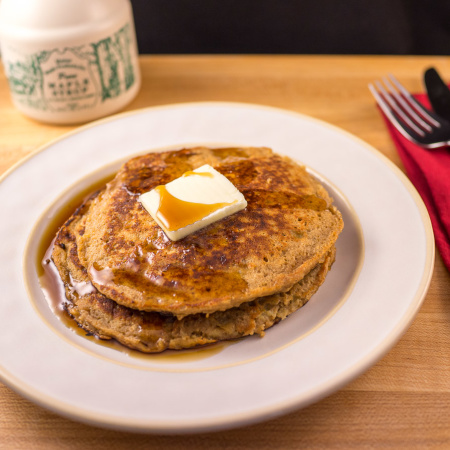 Banana Oatmeal Pancakes