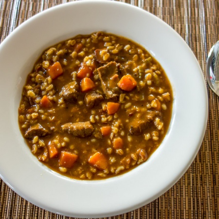 Guinness Beef Barley Soup